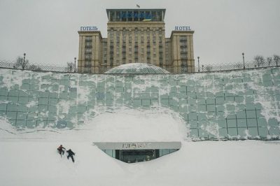 Прошлогодний снегопад на Майдане Прошлогодний снегопад на Майдане