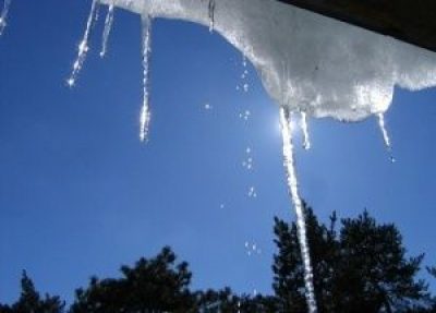 Солнце и сосулька