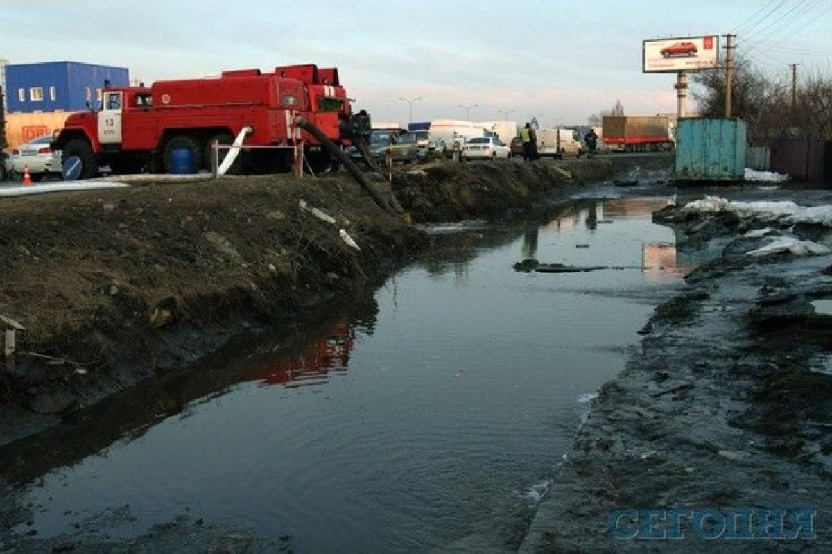 Киев уходит под воду