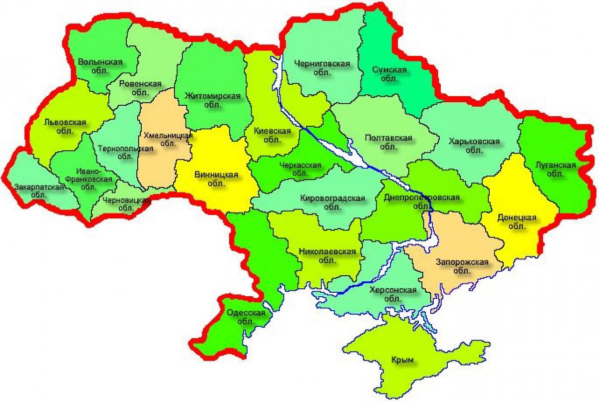 Украина какой район. Территориальная карта Украины. Карта Украины с областями. Административное деление Украины карта. Административно-территориальная карта Украины.