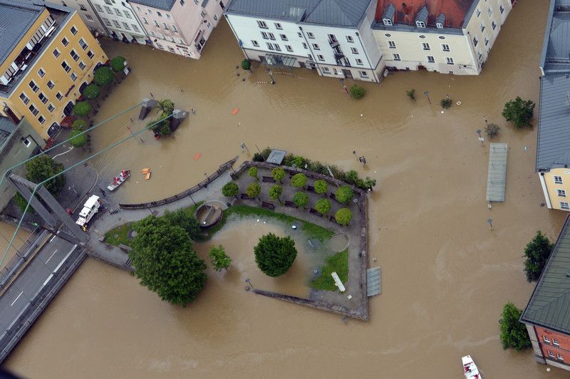 Наводнение в немецком Пасссау