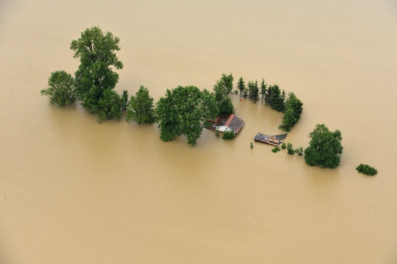 Наводнение в немецком Бургхаузене