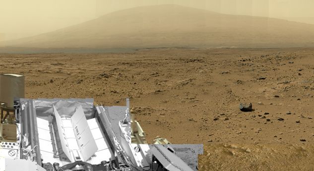 Марсоход Curiosity показал Красную планету. Марсоход Curiosity показал Красную планету.