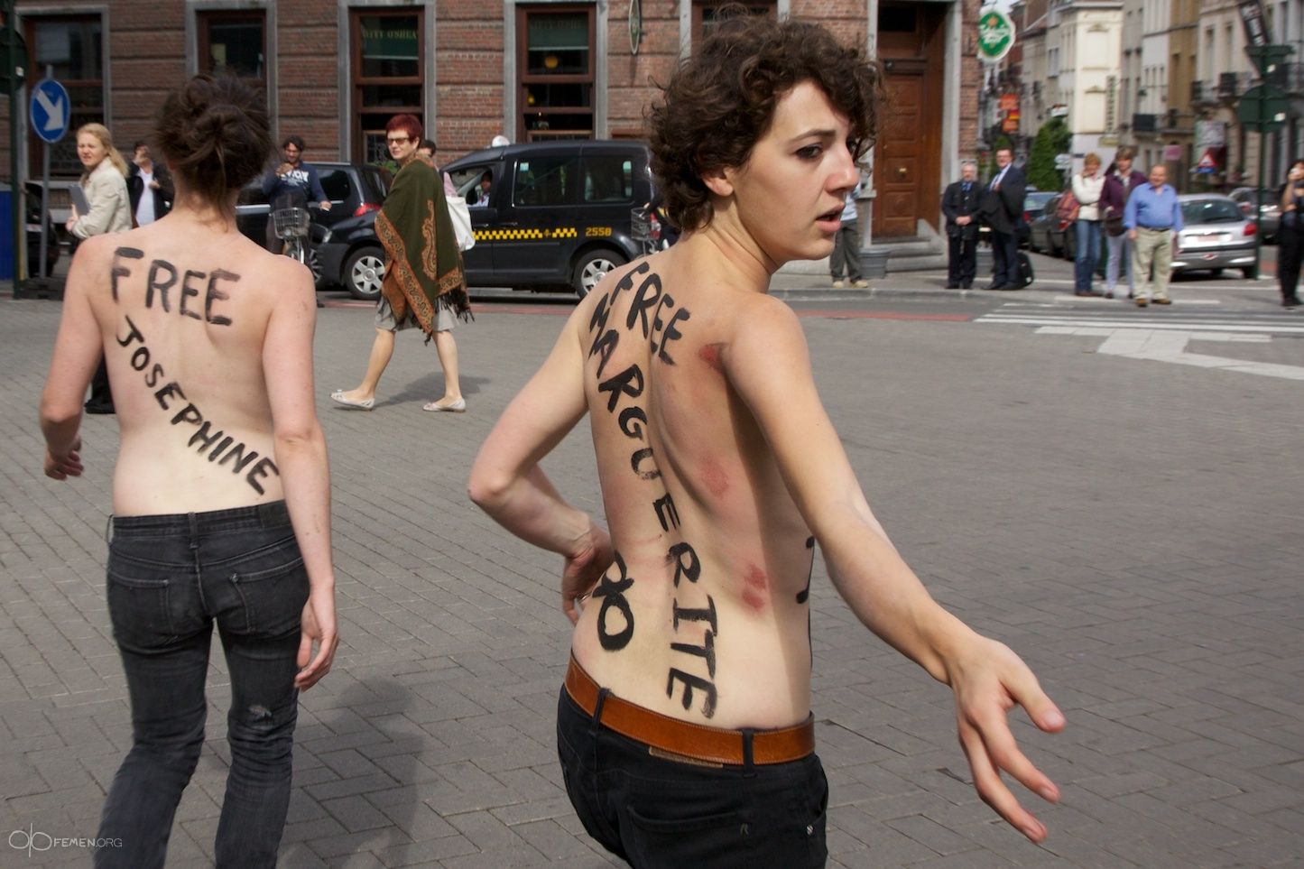 Topless Protest Uncensored