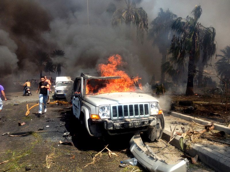 Ливанской город Триполи после взрывов 23 августа