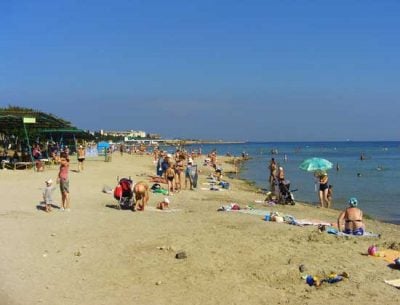 Пустынные пляжи Крыма, иллюстрация