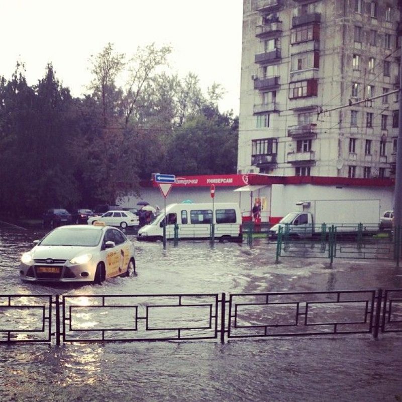 Потоп в москве сегодня фото