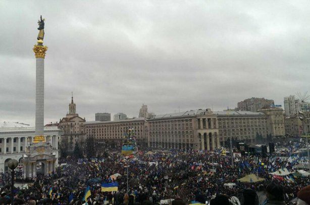 Марш миллиона: Луценко назвал требования Майдана, а Кличко призвал к забастовке