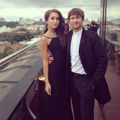 Дмитрий Ступка с невестой Дмитрий Ступка с невестой