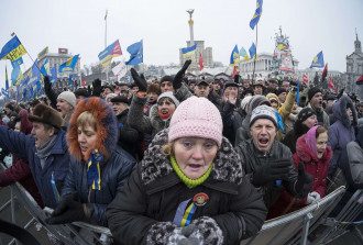 Участники Евромайдана 5 января Участники Евромайдана 5 января