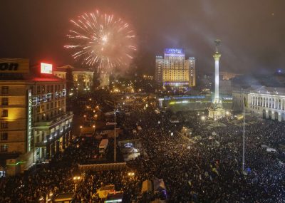Новый год на киевском Майдане Новый год на киевском Майдане