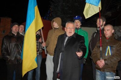 Активисты Евромайдана поколядовали у волынского губернатора, опубликованы фото