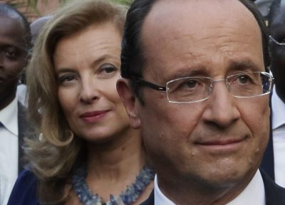Gрезидента Франции Француа Олланда и его гражданская жена Валери Триервейлер Gрезидента Франции Француа Олланда и его гражданская жена Валери Триервейлер