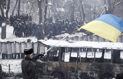 Протесты на Грушевского утром среду Протесты на Грушевского утром среду