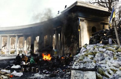 Эпицентр столкновений, вход на стадион "Динамо" Эпицентр столкновений, вход на стадион "Динамо"