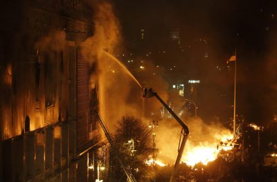 Горящий Дом профсоюзов Горящий Дом профсоюзов