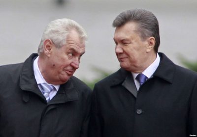 Президенты Виктор Янукович и Милош Земан Президенты Виктор Янукович и Милош Земан