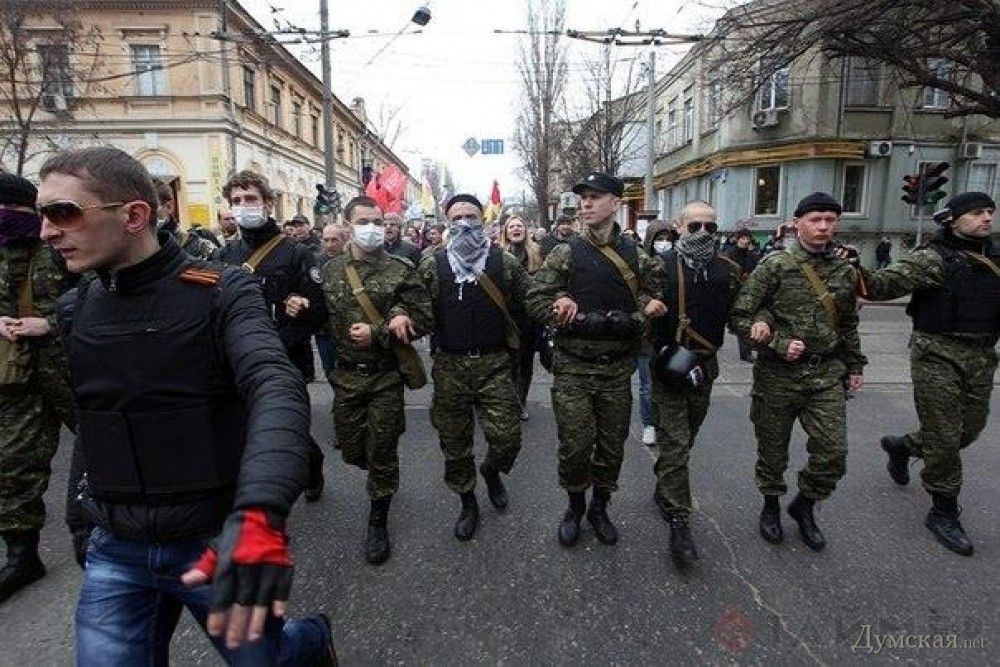 В Одессе среди участников митинга замечен неонацист из России: опубликованы фото