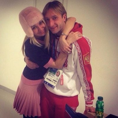 Яна Рудковская и Евгений Плющенко Яна Рудковская и Евгений Плющенко