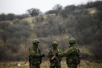 Как российские военные занимают Перекоп: опубликовано видео