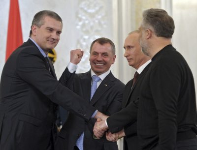 Владимир Путин и крымские сепаратисты