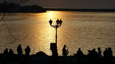 Набережная в Севастополе, иллюстрация