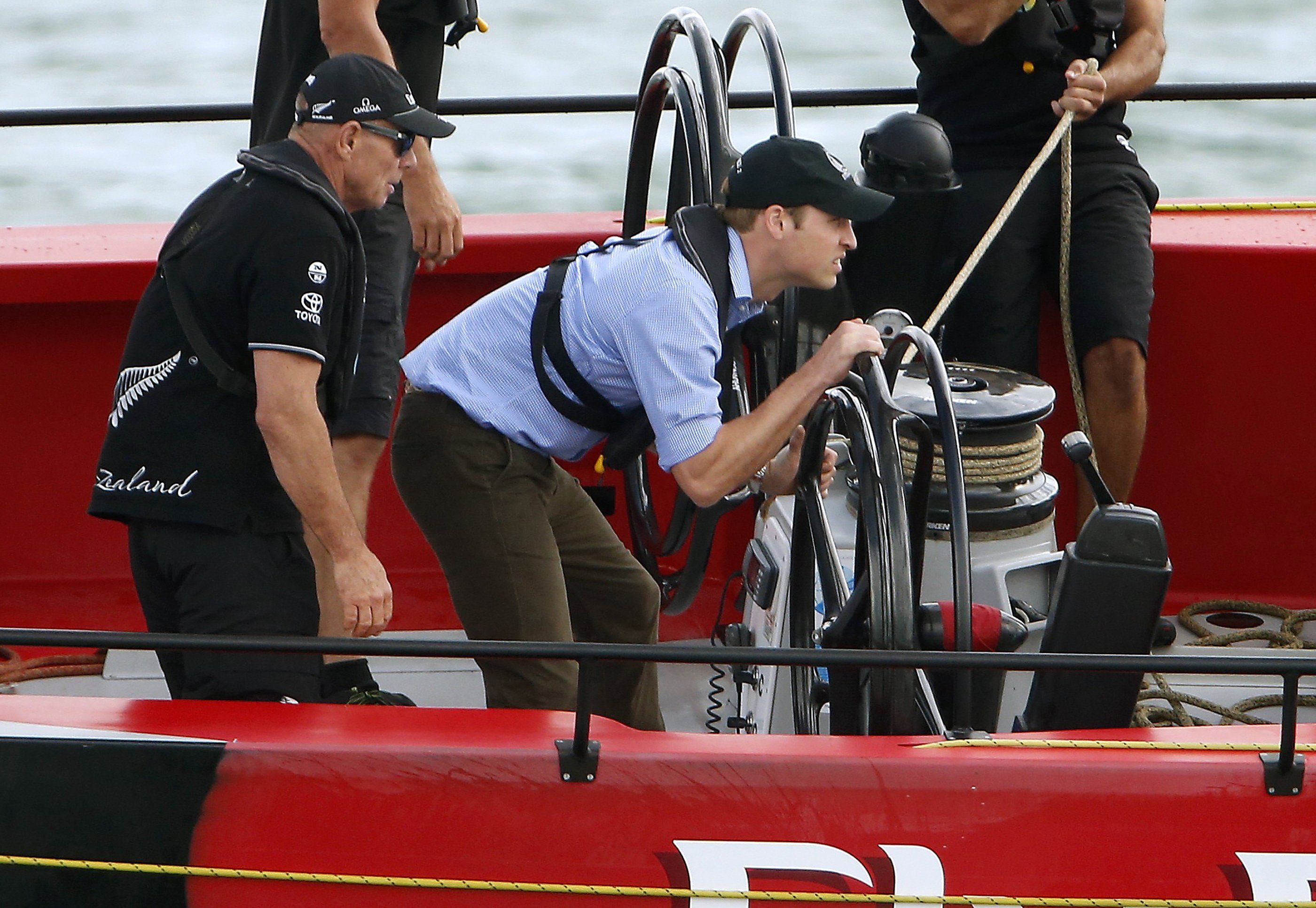 Принц Уильям и Кейт Миддлтон поучаствовали в яхтенных соревнованиях