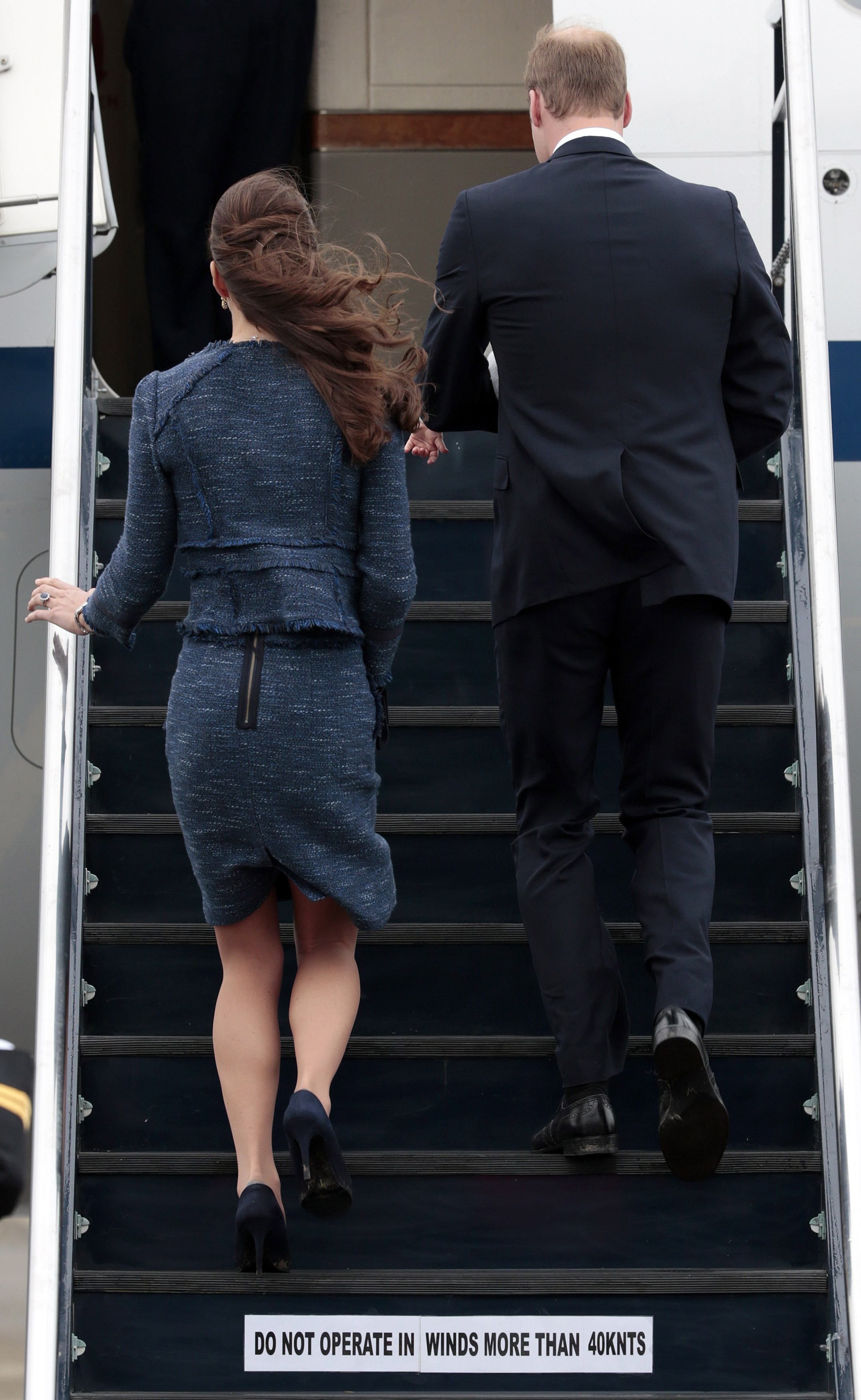 Принц Уильям и Кейт Миддлтон попрощались с Новой Зеландией