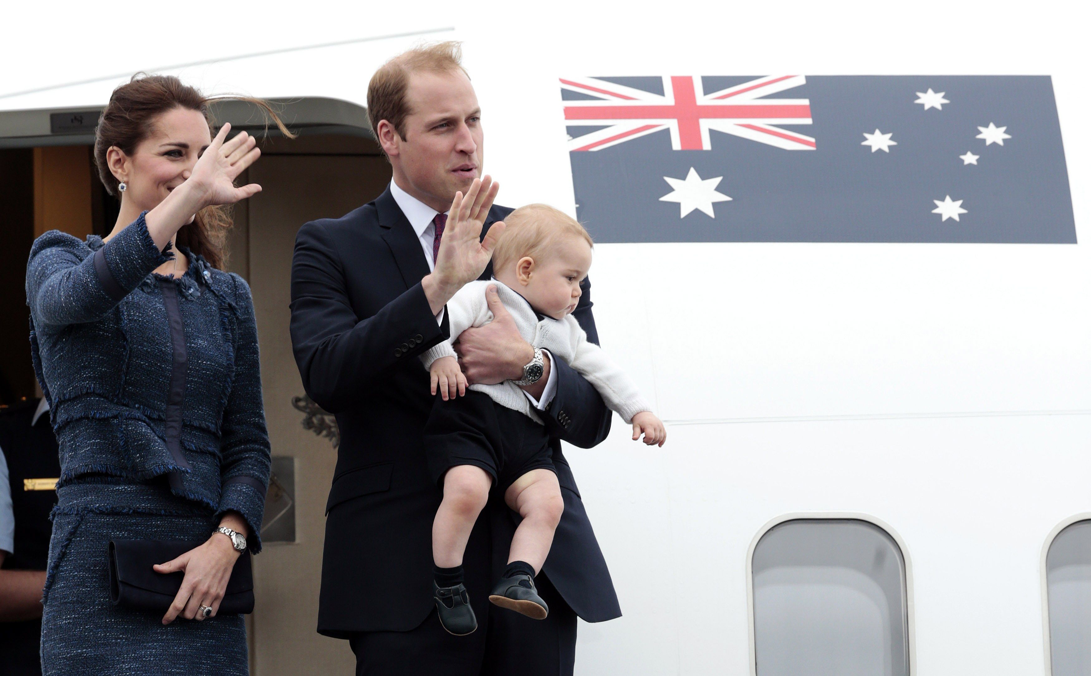 Кейт Миддлтон и принц Уильям покидают Новую Зеландию