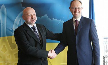 Александр Турчинов и Арсений Яценюк Александр Турчинов и Арсений Яценюк
