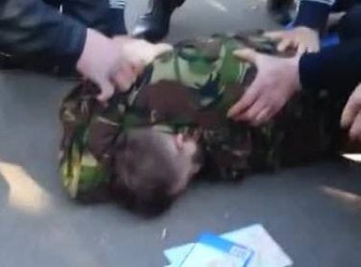 Николаевские и одесские ополченцы задержали вооруженного координатора сепаратистов
