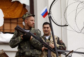 пророссийские терористы, Луганск