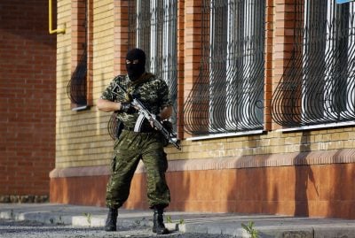 Террорист в Краматорске Террорист в Краматорске