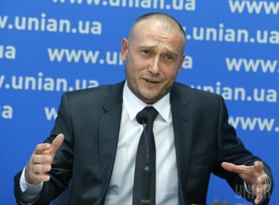 Лидер "Правого сектора" Дмитрий Ярош проходит в Раду - экзит-полы