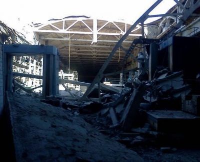 Из-за боевиков Краматорск превращается в развалины Из-за боевиков Краматорск превращается в развалины