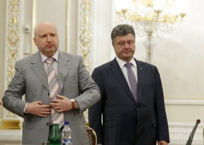 Турчинов и Порошенко Турчинов и Порошенко