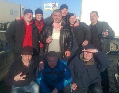 Группа добровольцев из России в Крыму Группа добровольцев из России в Крыму