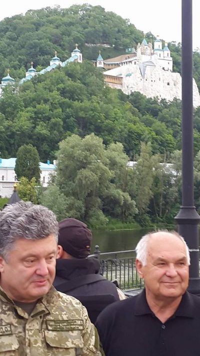 Петр Порошенко в Святогорске