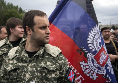 Боевики в Донецке Боевики в Донецке