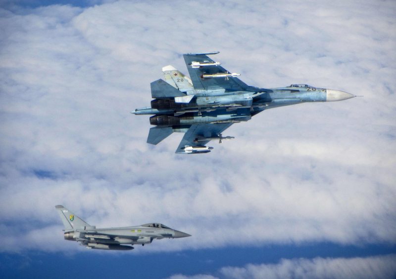 Британские ВВС перехватили российский бомбардировщик