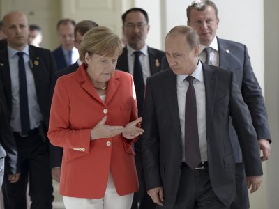 Меркель и Путин в Рио-де-Жанейро