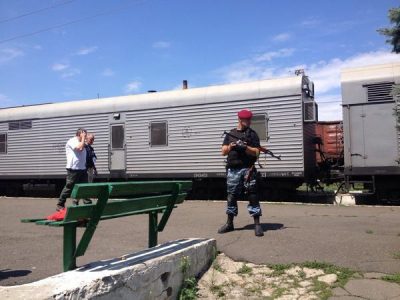 ОБСЕ осмотрела вагоны с телами погибших с "Боинга", охранники исчезли: опубликовано видео