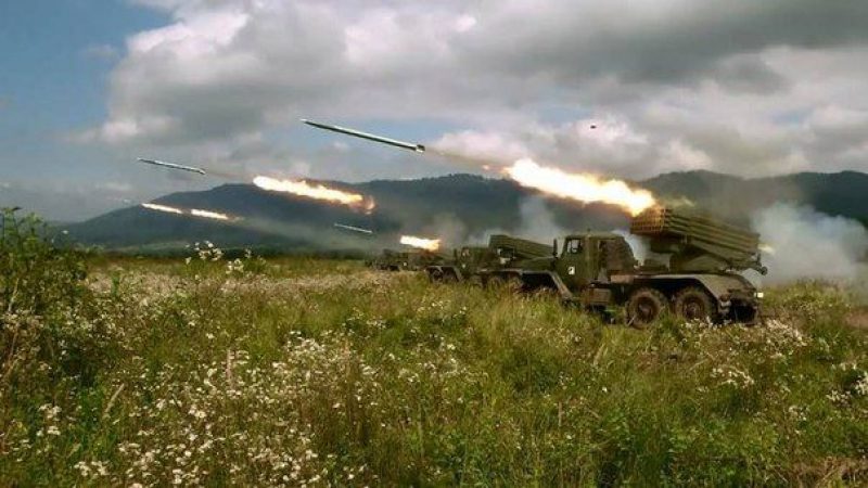 Под Краснодоном силовики уничтожили еще одну установку "Град" боевиков