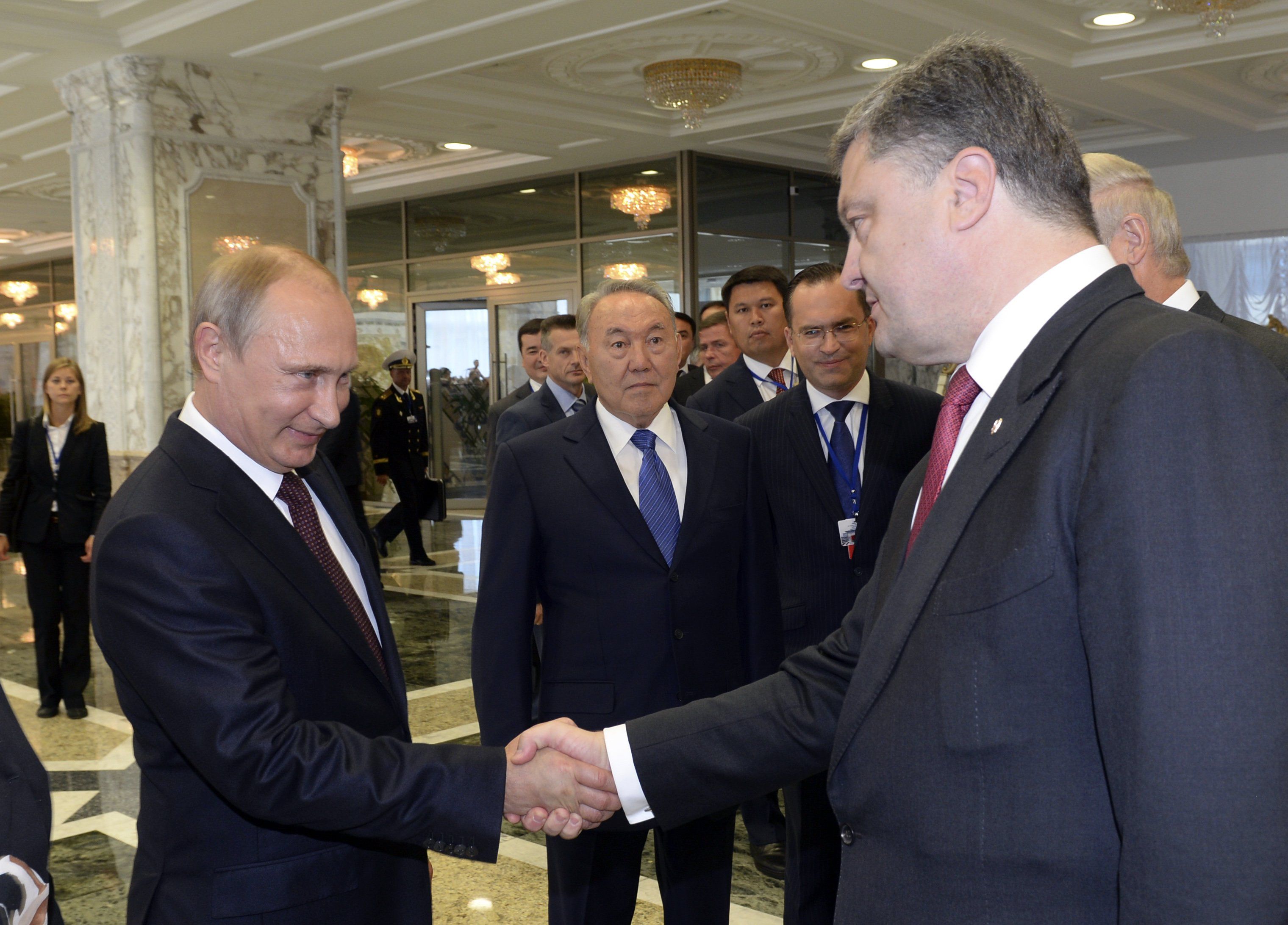 Рукопожатие Порошенко-Путин Рукопожатие Порошенко-Путин