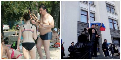 Участник захвата Луганской ОГА спокойно жарит шашлыки в Киеве: опубликованы фото