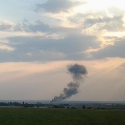 На Донбассе боевики сбили еще один украинский самолет