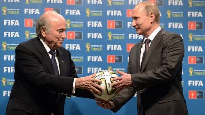 Зепп Блаттер и в Владимир Путин Зепп Блаттер и в Владимир Путин