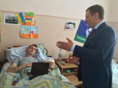 Общественный деятель Шахов взял шефство над киевским госпиталем