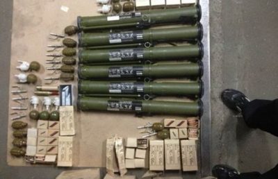 В Киеве милиция задержала члена "Оплота", нашла гранатометы, 60 гранат и 8500 патронов