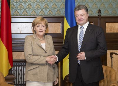 Встреча Порошенко и Меркель в Киеве